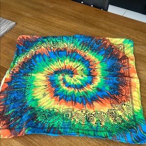 Vibrant Tie-Dye Bandana